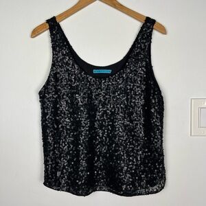 Alice + Olivia sequin top